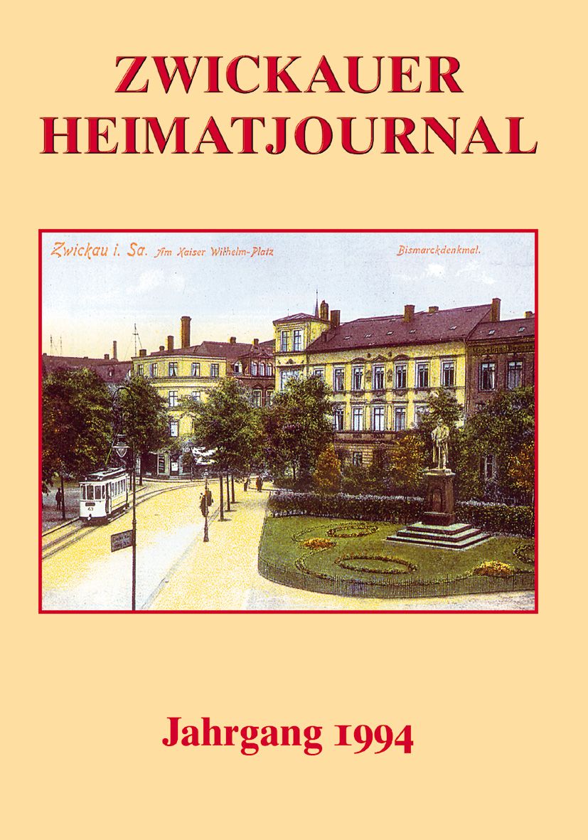 Zwickauer Heimatjournal Jahrgang 1994 - zum Schließen ins Bild klicken