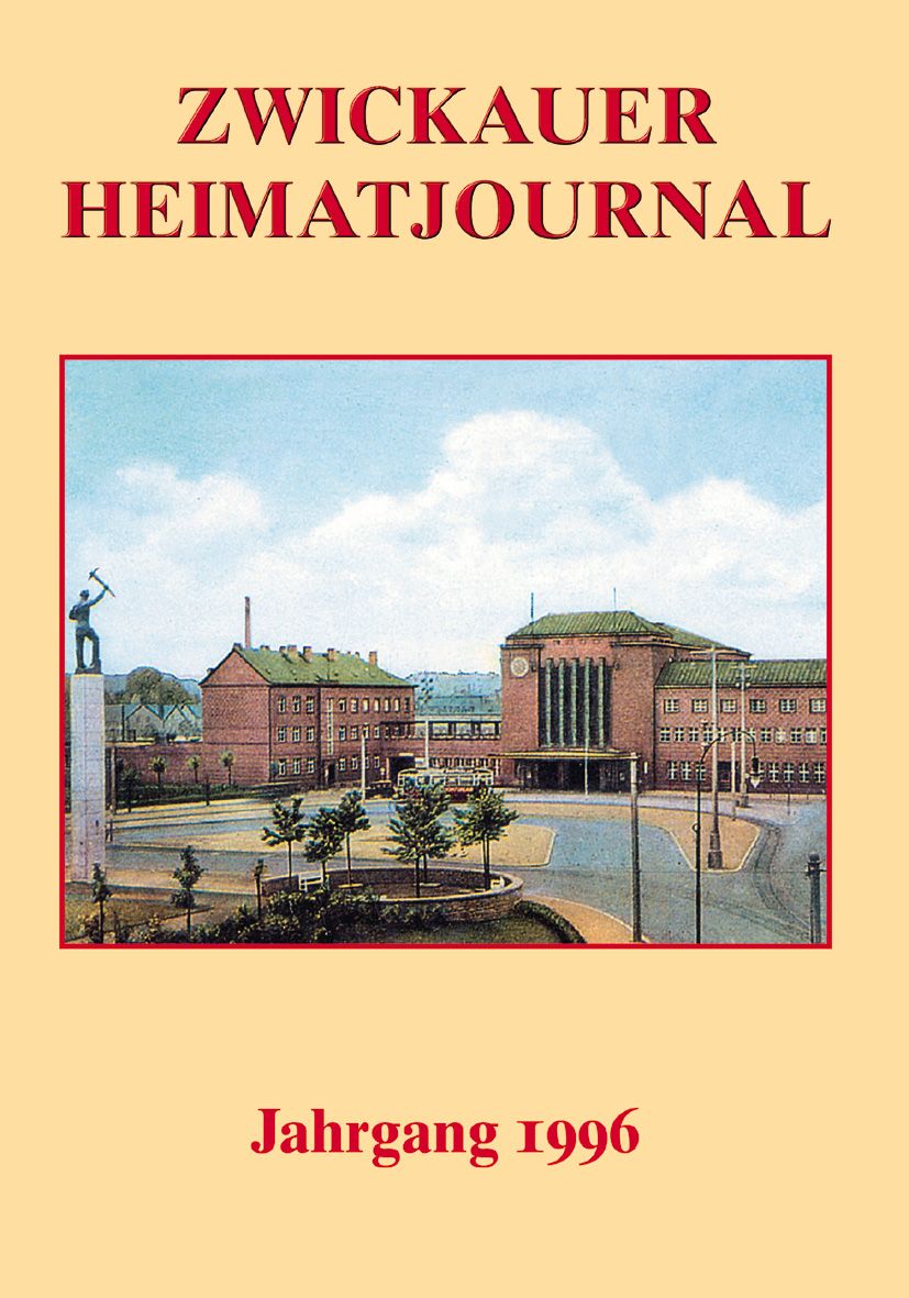 Zwickauer Heimatjournal Jahrgang 1996 - zum Schließen ins Bild klicken