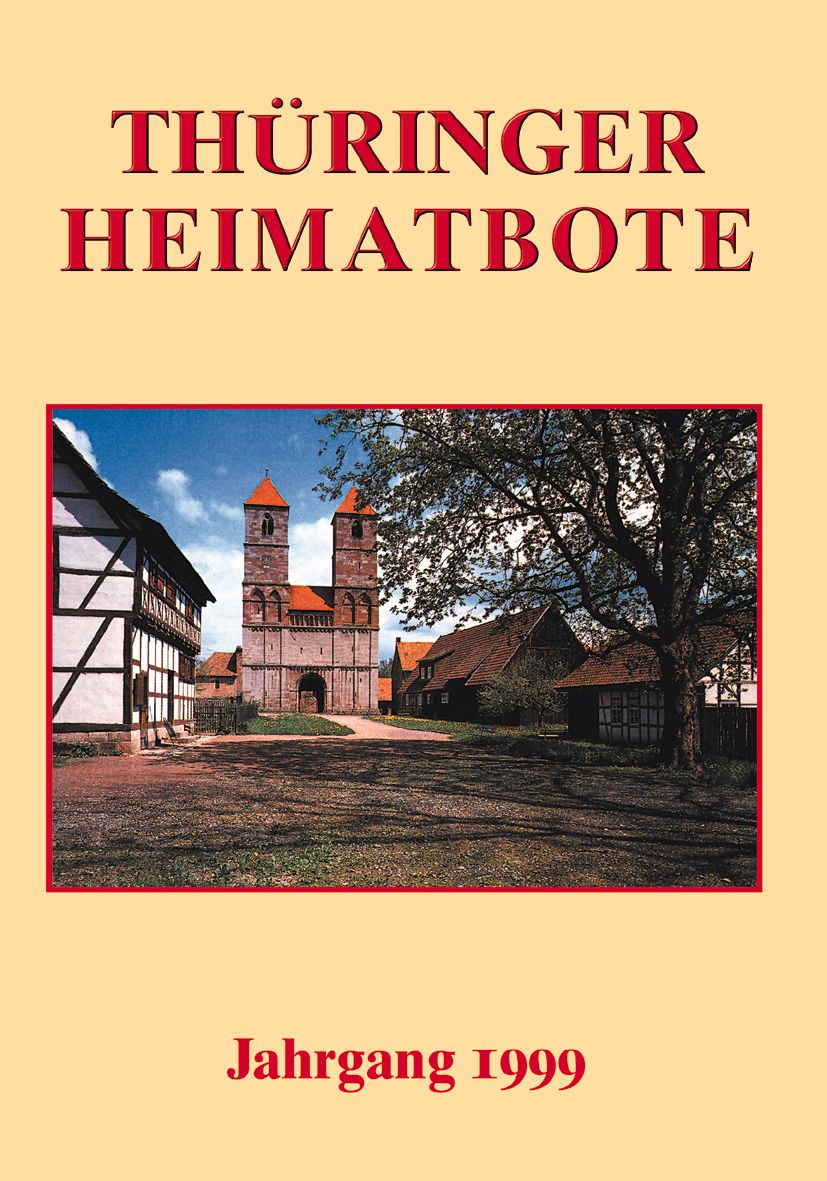 Thüringer Heimatbote Jahrgang 1999
